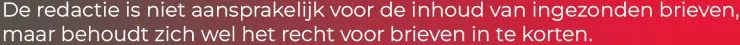 aansparkelijk ingezonden brief