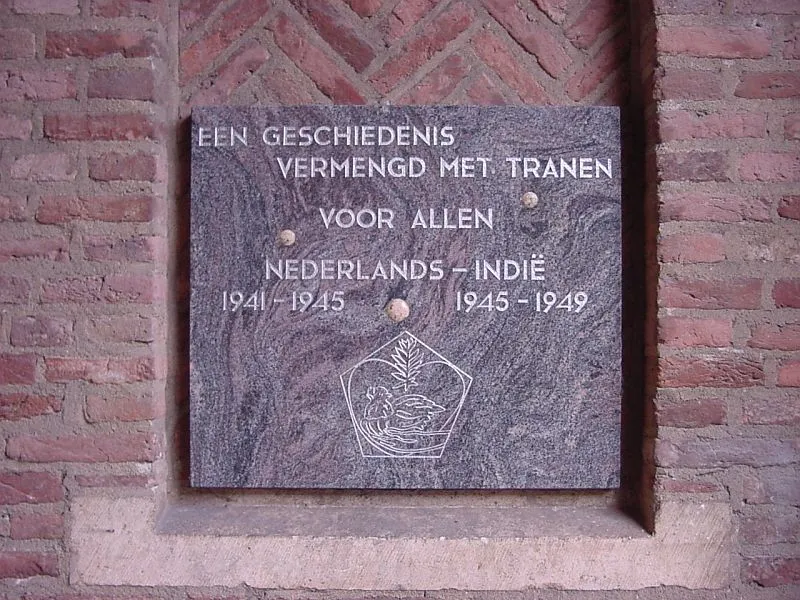 Het&nbsp; Indiëmonument aan de Gedeputeerdenplaats. <br>