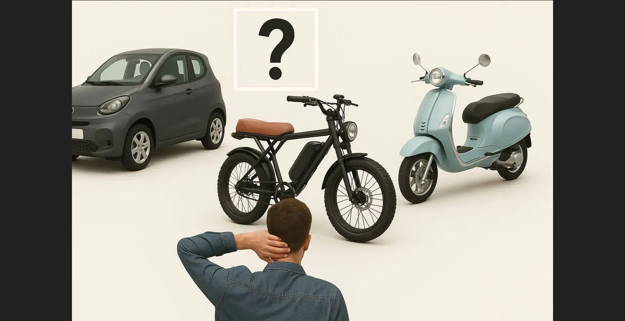 Brommobiel, fatbike of scooter?