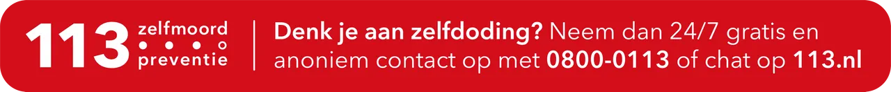 113 rgb verwijsbanner rood