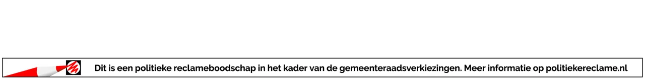 dit is een politieke reclameboodschap 728x90px v1 online display gemeenteraad