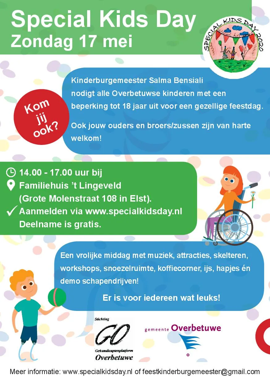 a5 flyer special kids day 17 mei