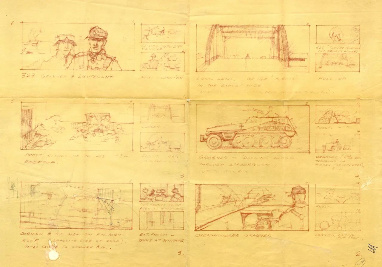 Storyboard A Bridge too Far, collectie Airborne Museum