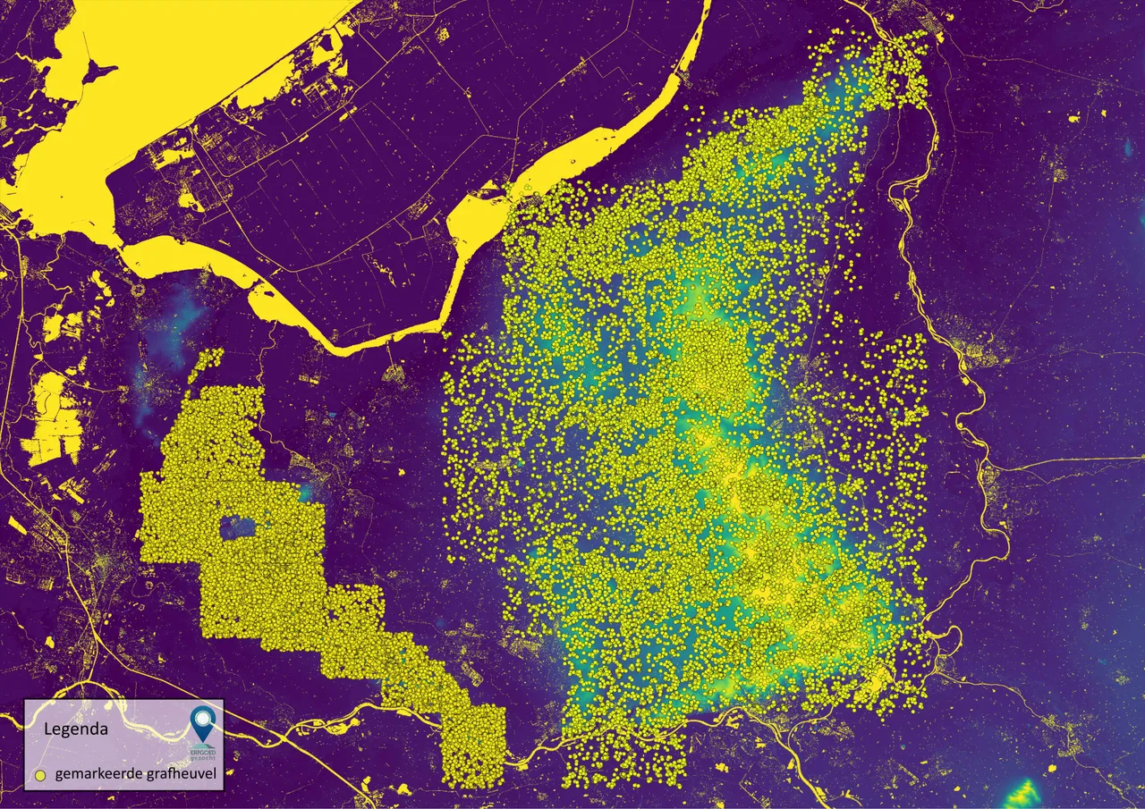 foto 4 grafheuvels op de utrechtse heuvelrug en de veluwe