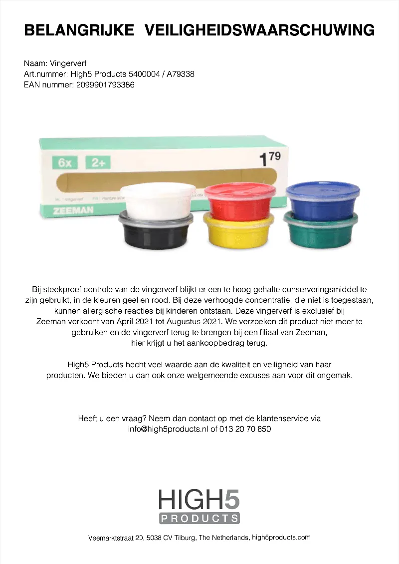 recall zeeman vingerverf