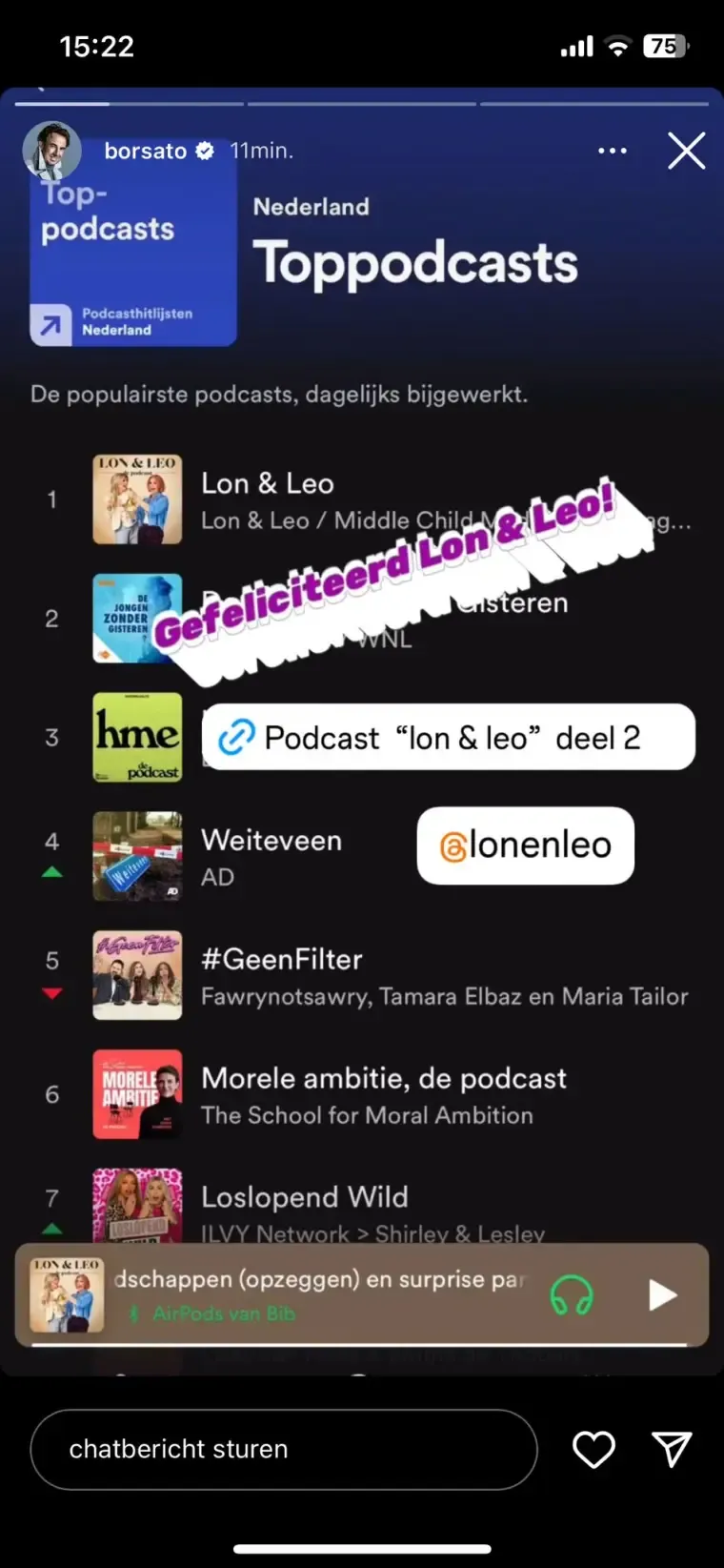 Beeld: Instagram @borsato