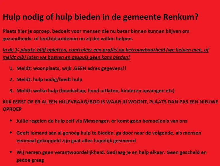 hulp renkum