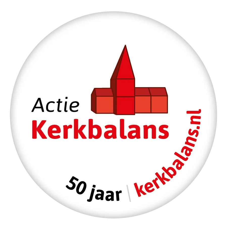 kerkbalans jubileumlogo cirkel