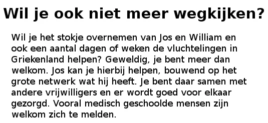 niet meer wegkijken