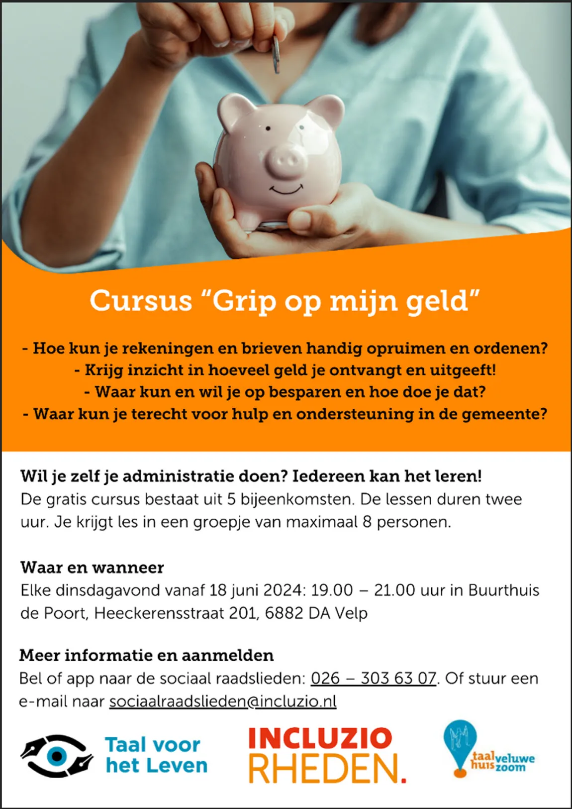 cursus grip op mijn geld incluzio rheden