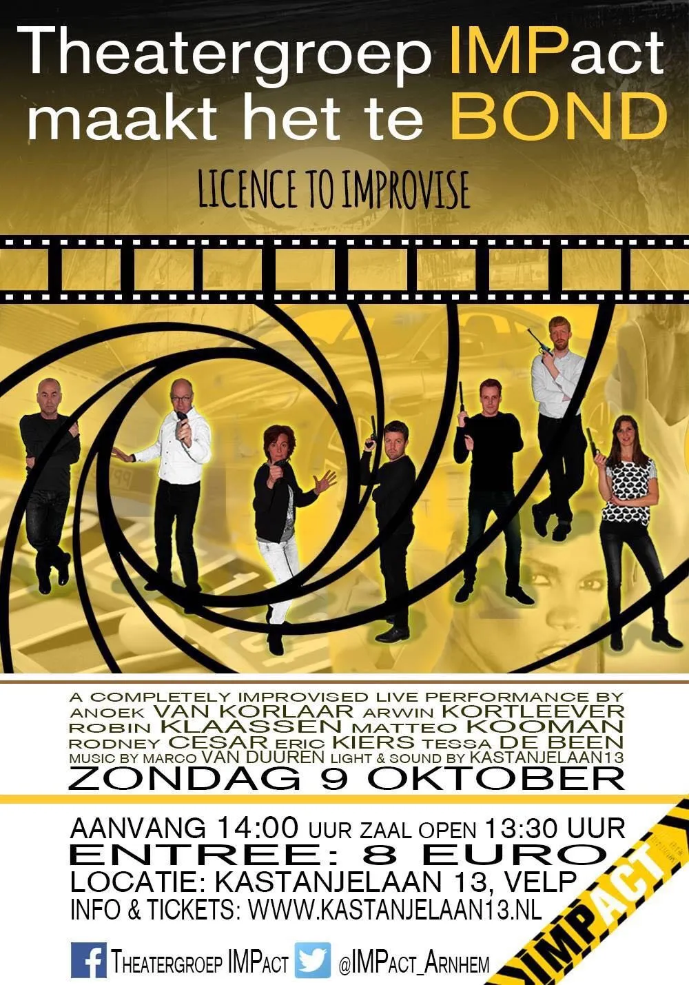 flyer impact maakt het te bond