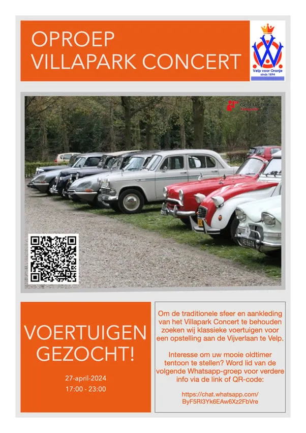 flyer velp voor oranje