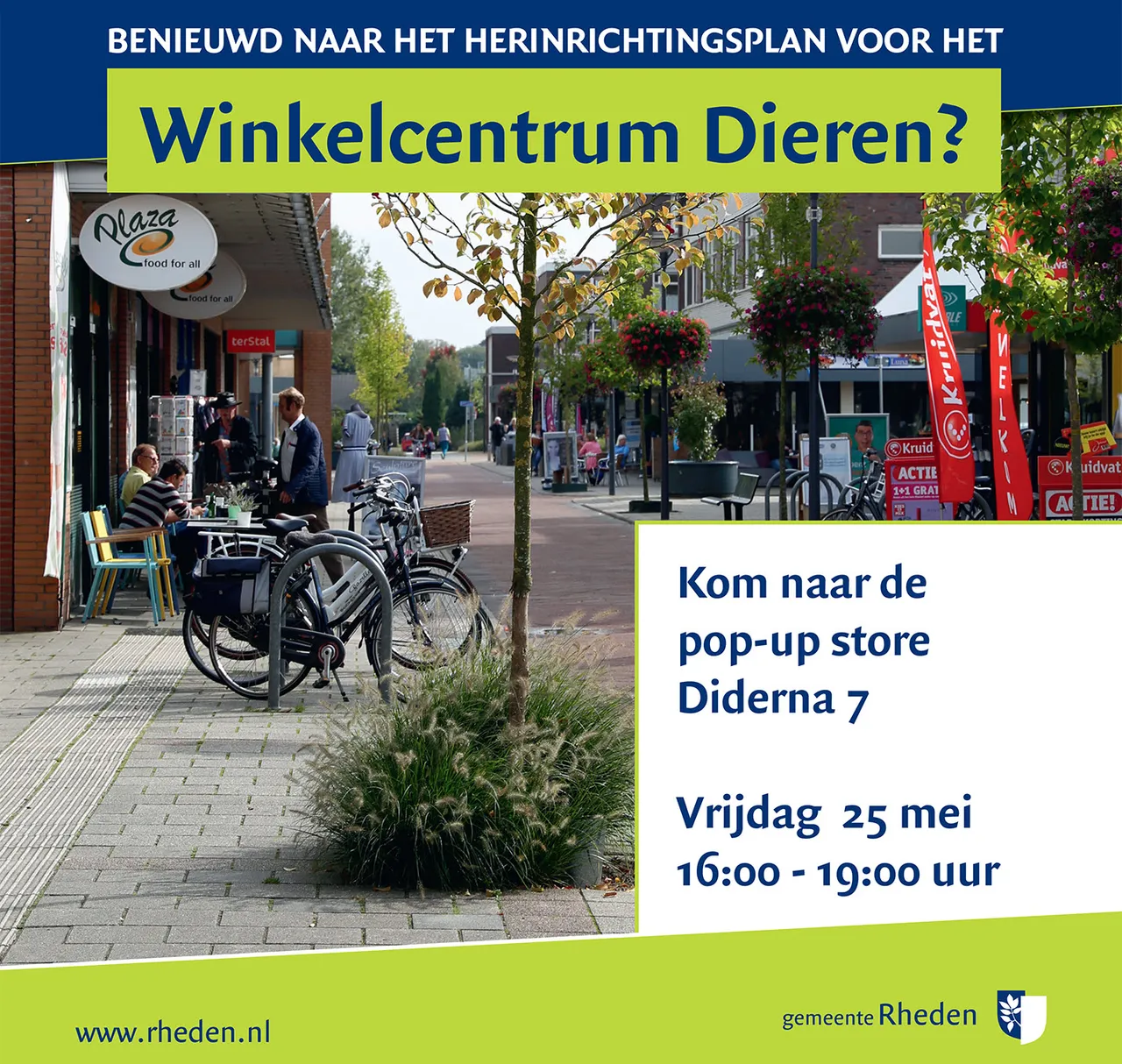 herinrichting rest winkelcentrum dieren1
