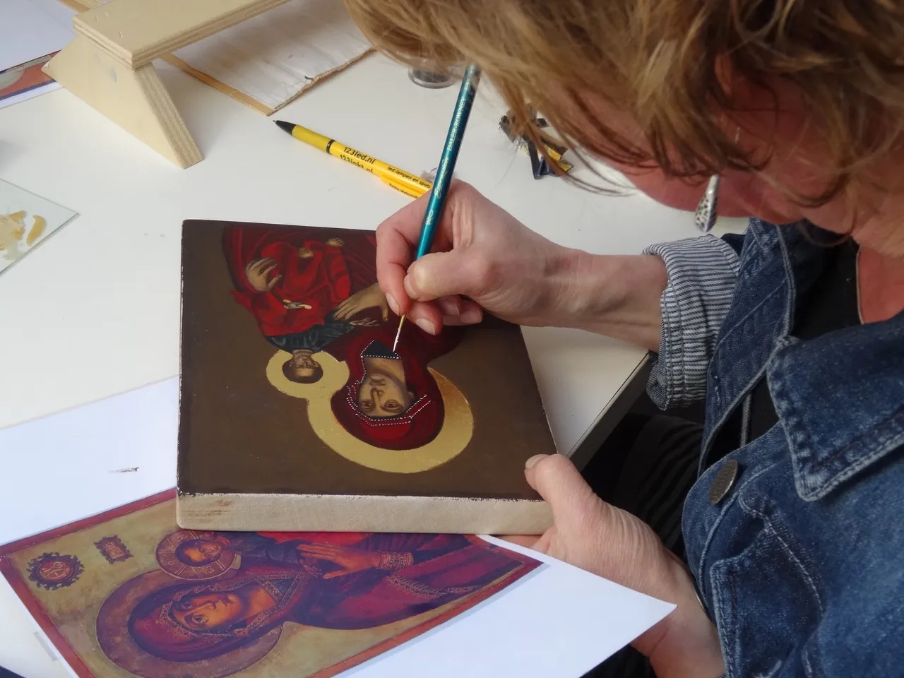 iconenschilders boulevard magenta1