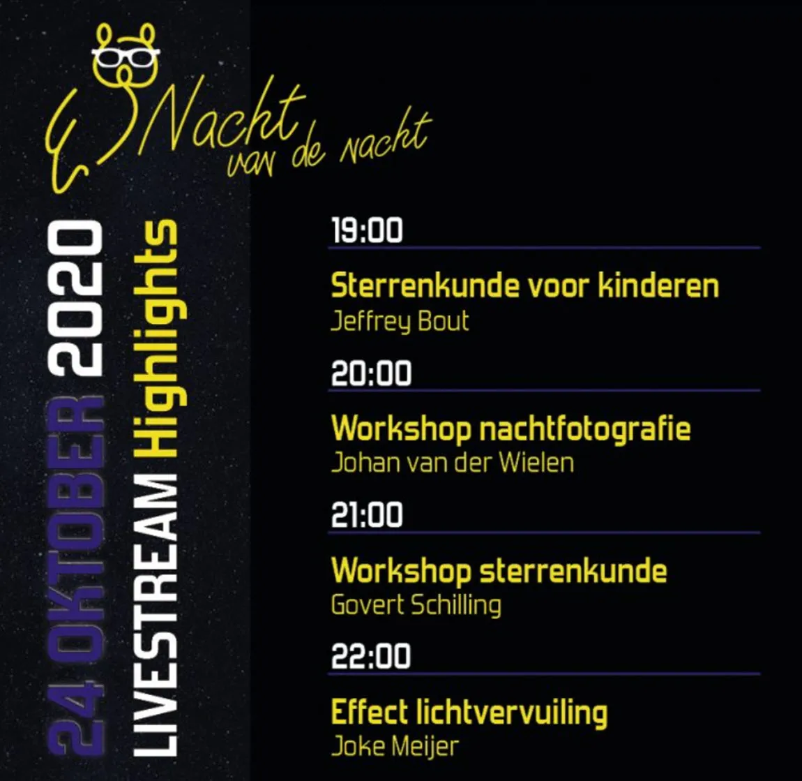 nacht van de nacht programma