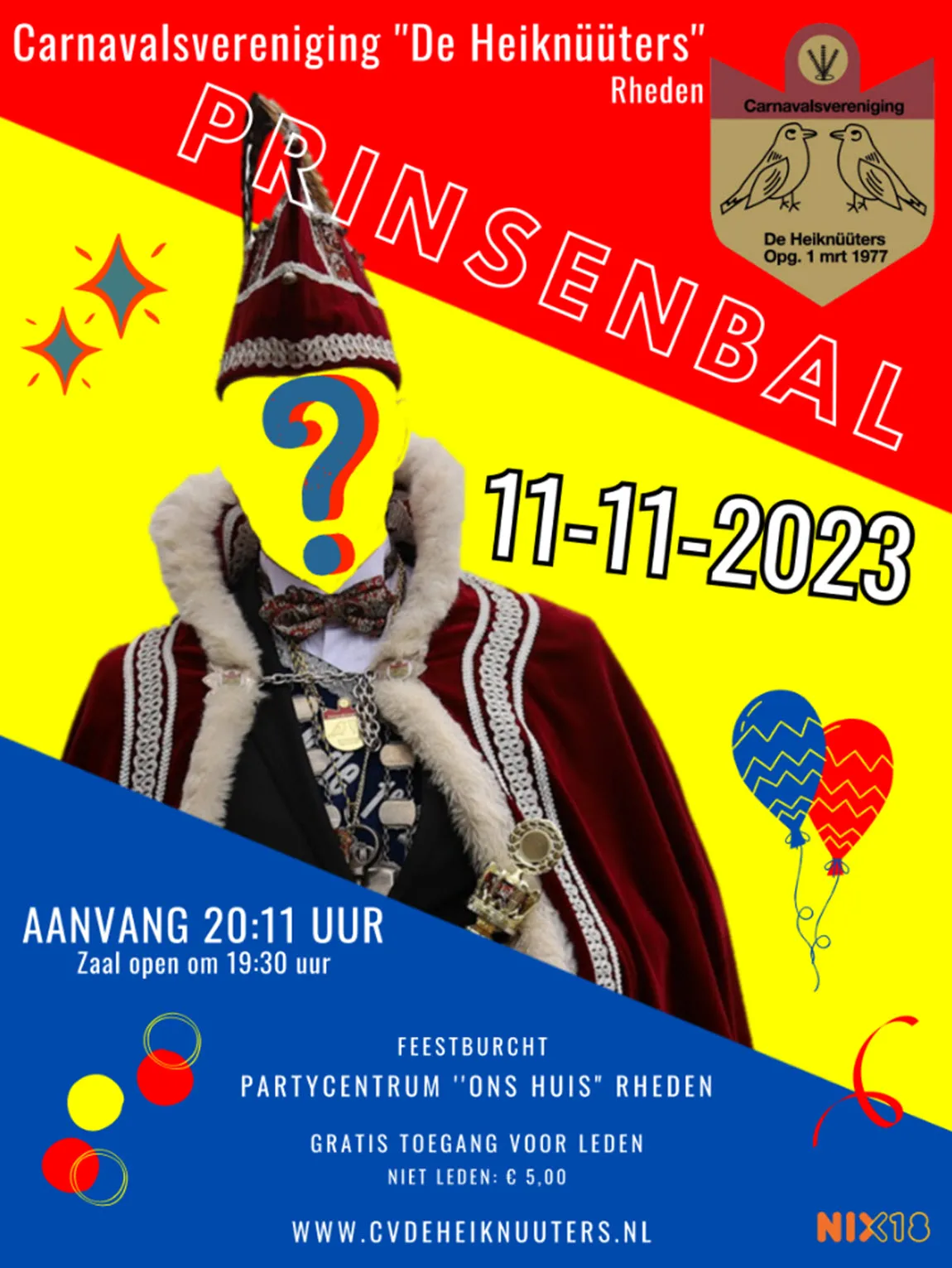 prinsenbal cv de heiknuuters 2023