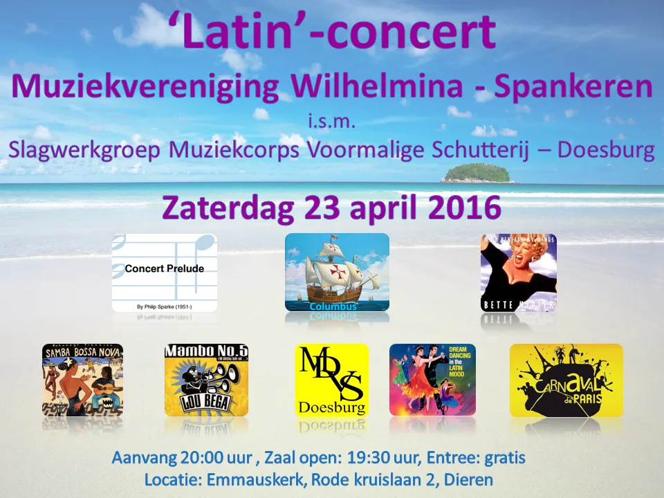 voorjaarsconcert wilhelmina 20161