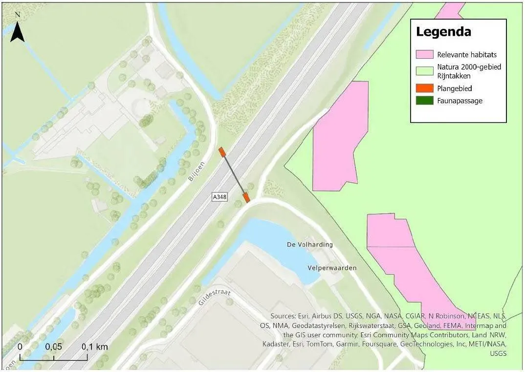 Faunapassage A348 Velp - Provincie Gelderland