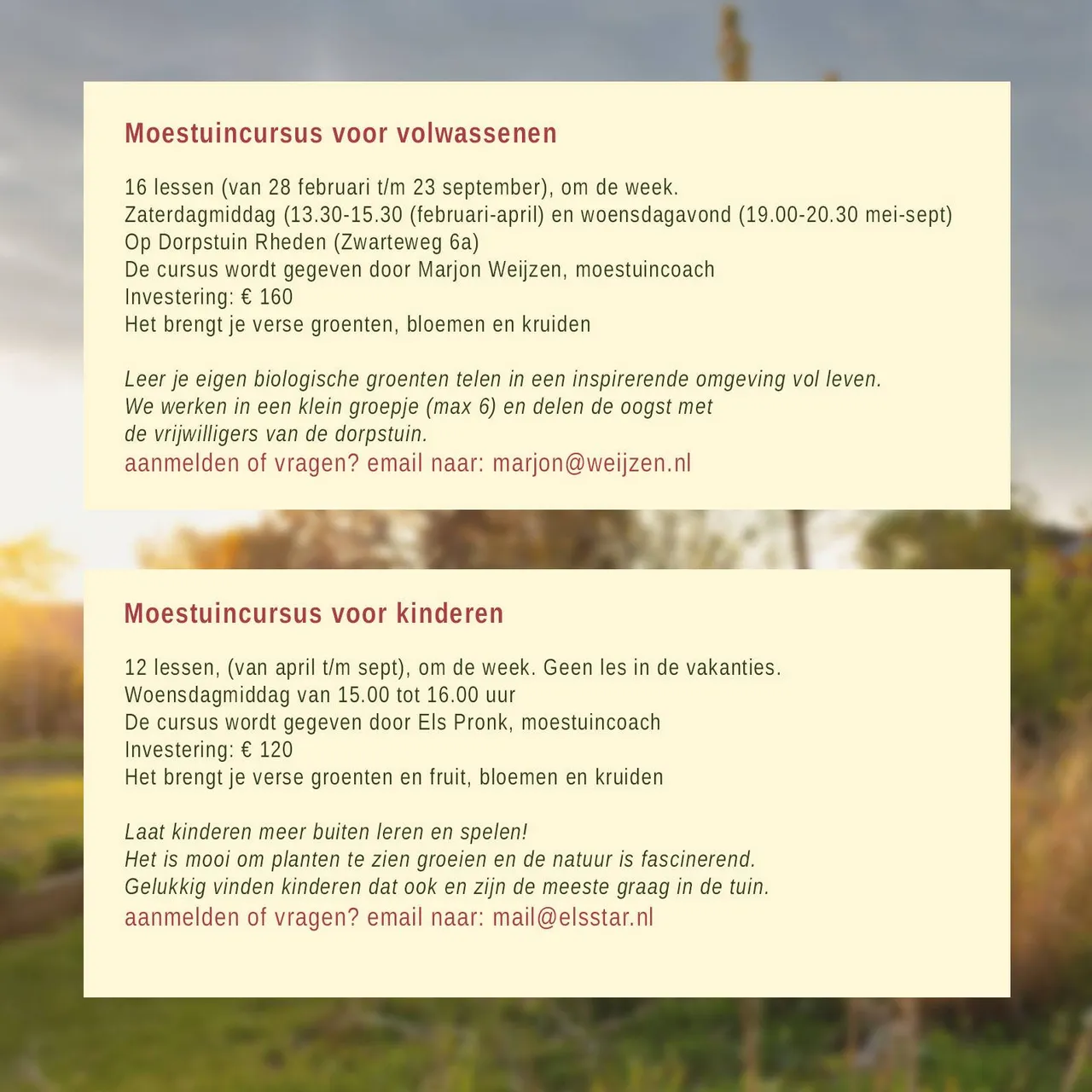 folder moestuinieren ansichtkaart 2