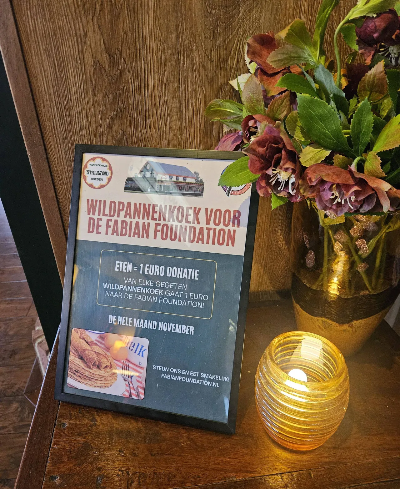 Actie wildpannenkoek - Fabian Foundation