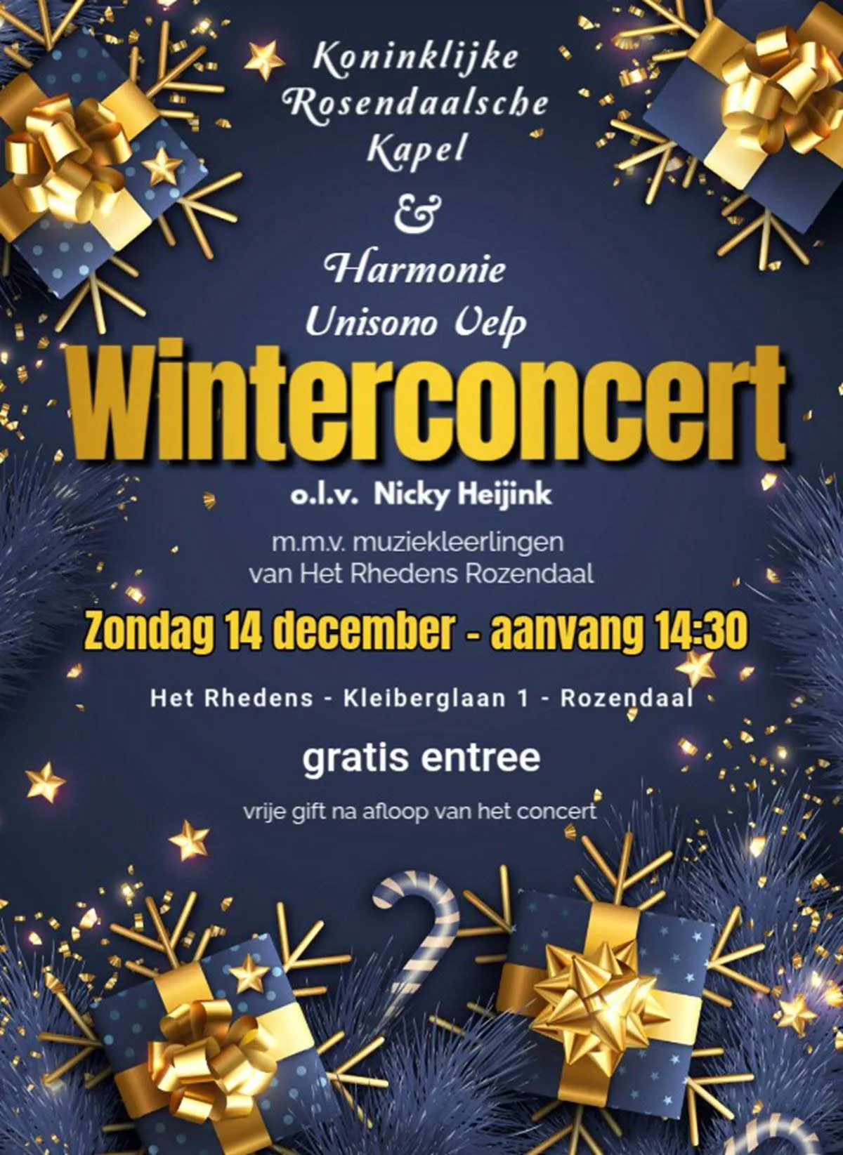 Generale repetitie Het Rhedens1