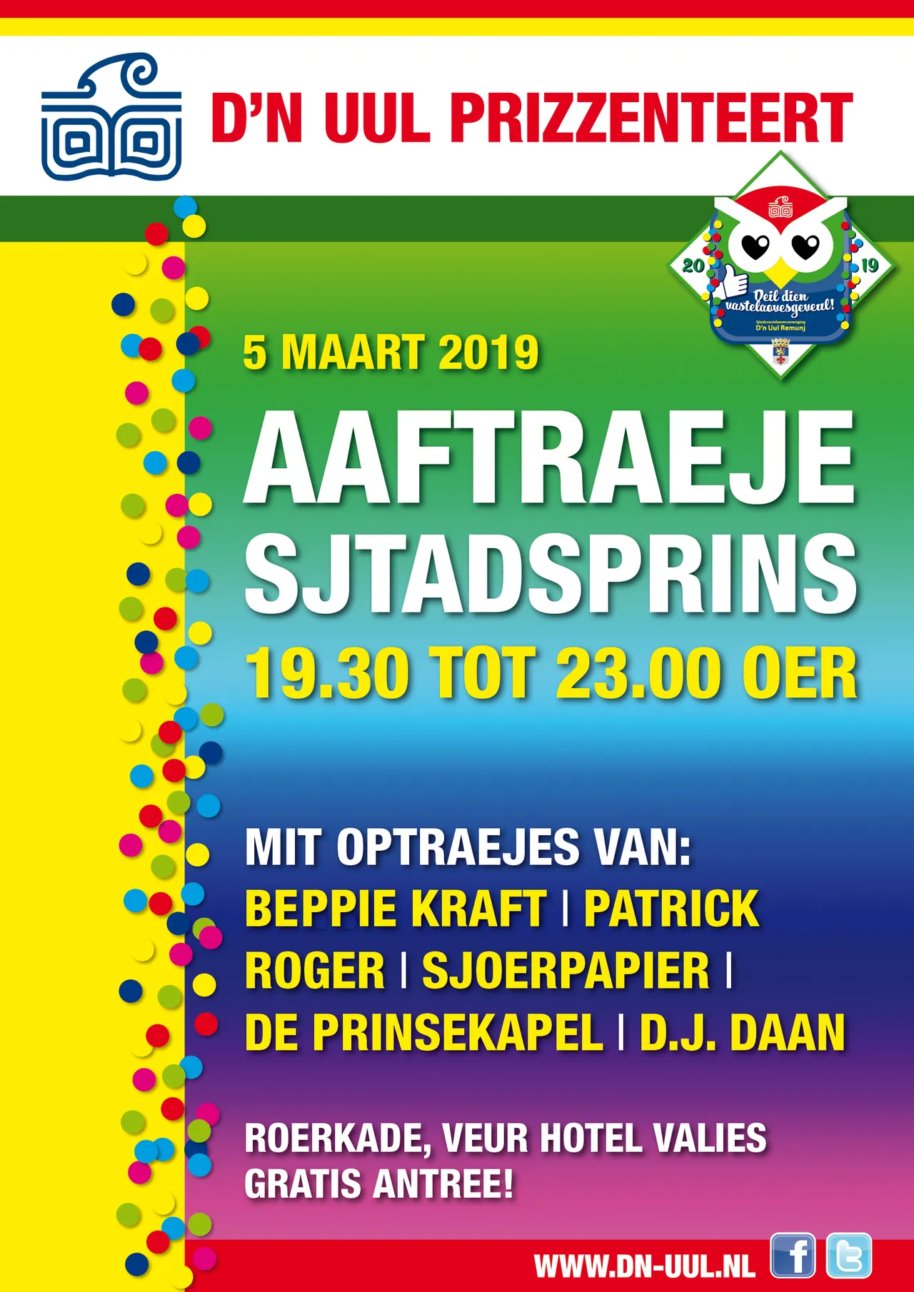 dn uul aaftraeje stadsprins 2019 2