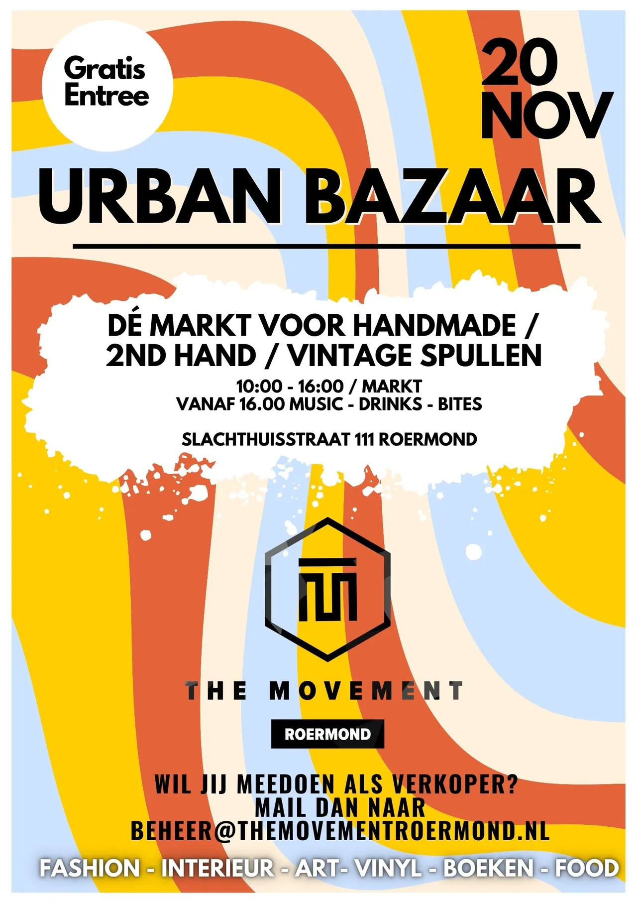 poster the urban bazaar 1 1