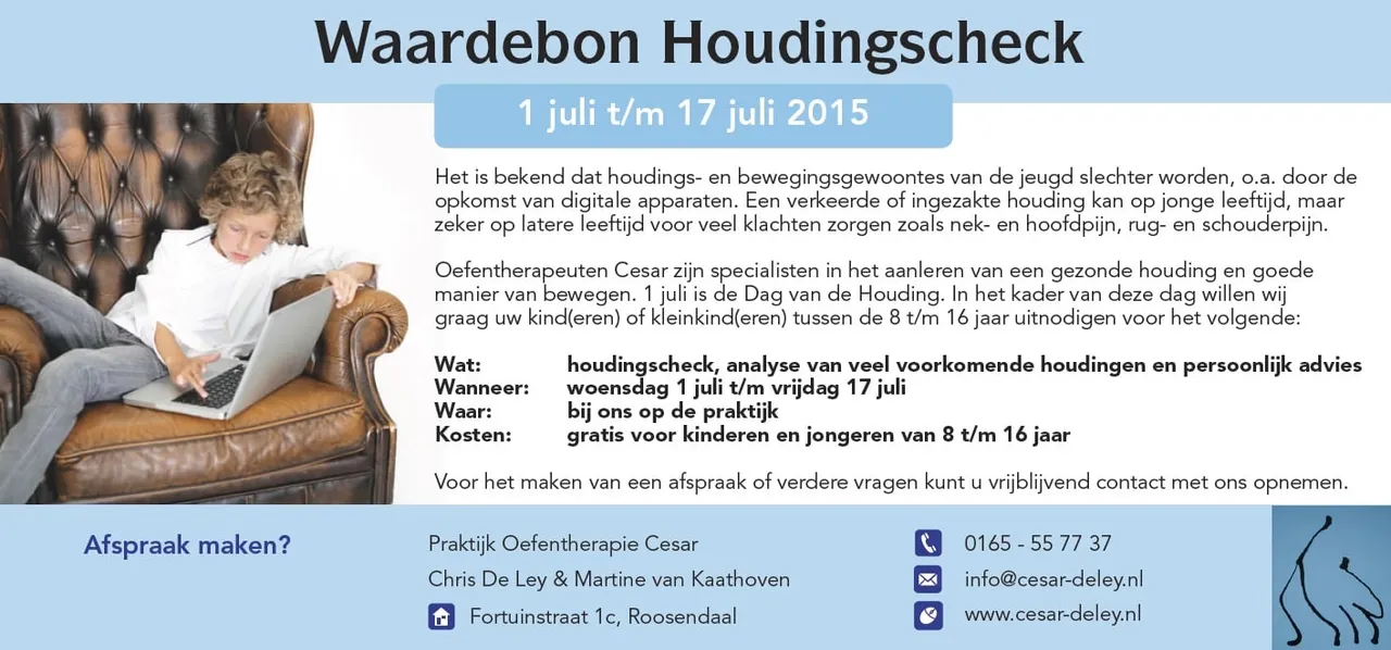 150624 waardebon houdingscheck