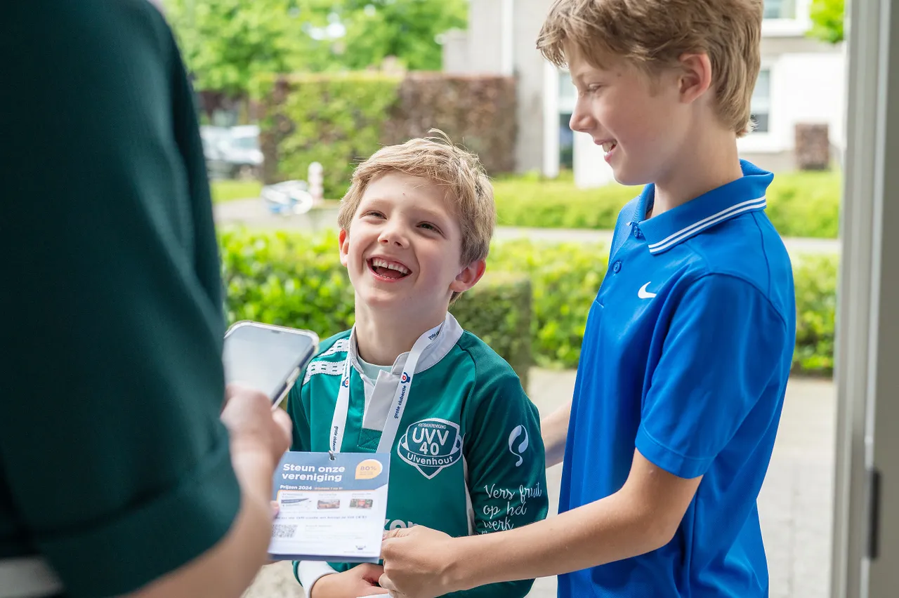 Loten verkopen aan de deur