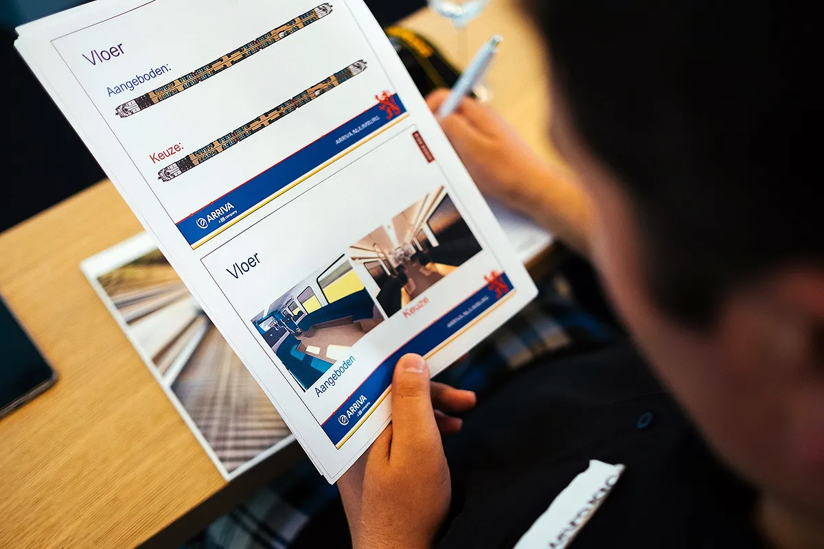 arriva 060 foto 2 reizigers uit limburg denken mee over inrichting nieuwe treinen