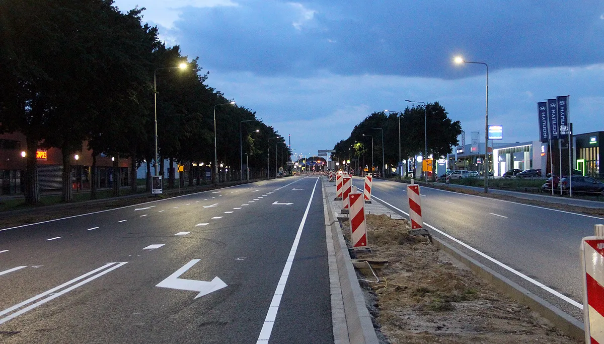 bergerweg opnieuw geasfalteerd ri middenweg