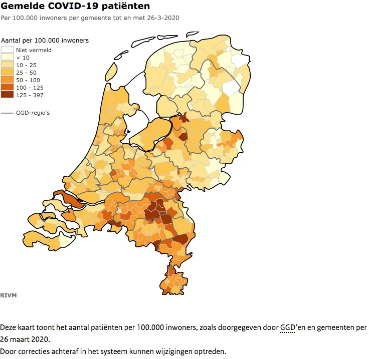 covid 19 in nederland 26 maart 2020