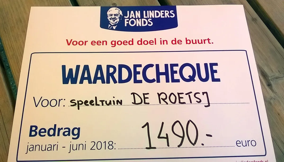 de roetsj jan linders cheque 0