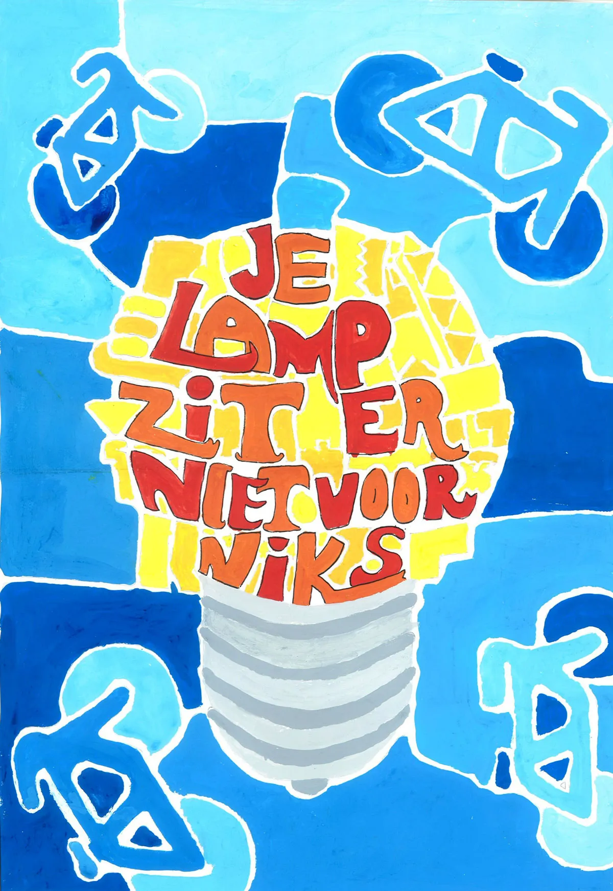 fietsverlichting campagne poster 31