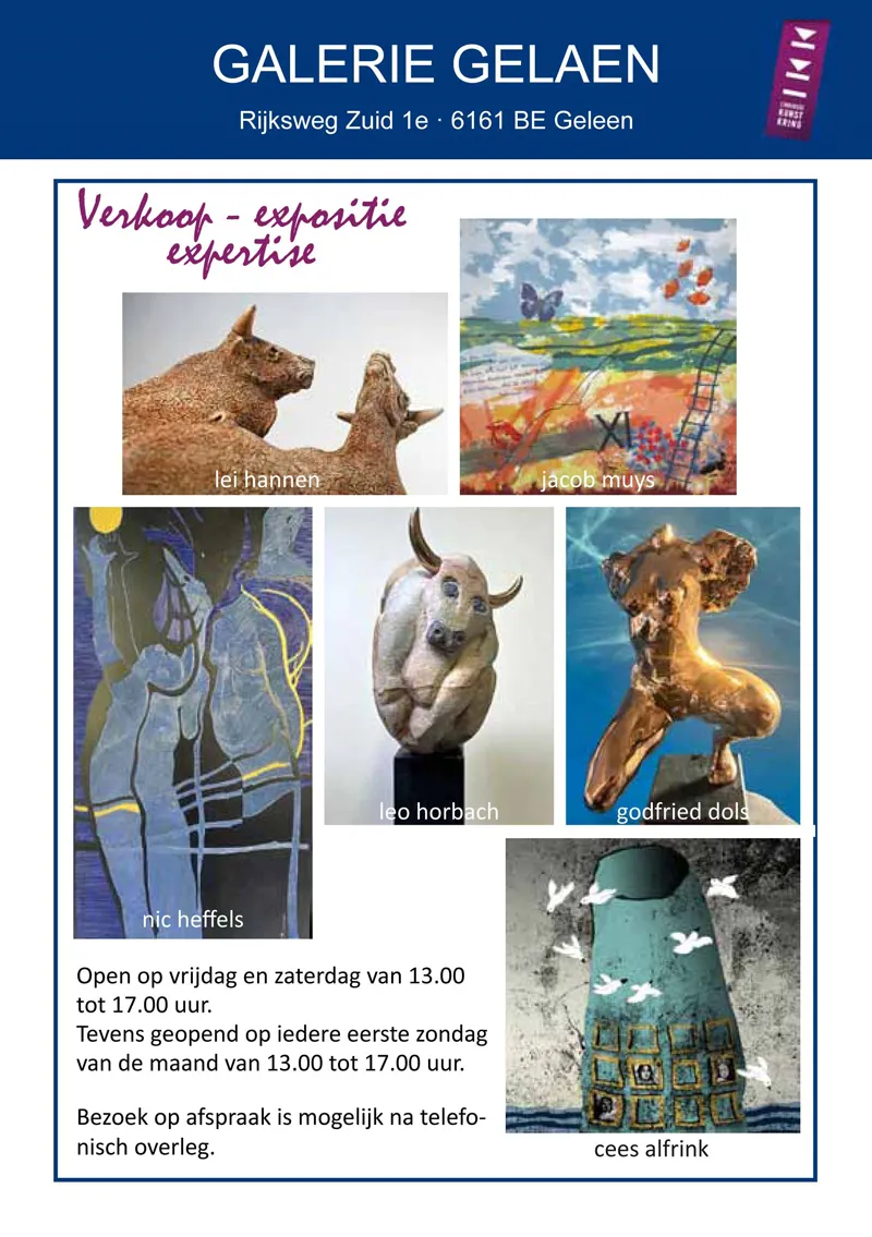 galerie gelaen flyer voorkant