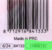 gevaarlijke nagellak barcode