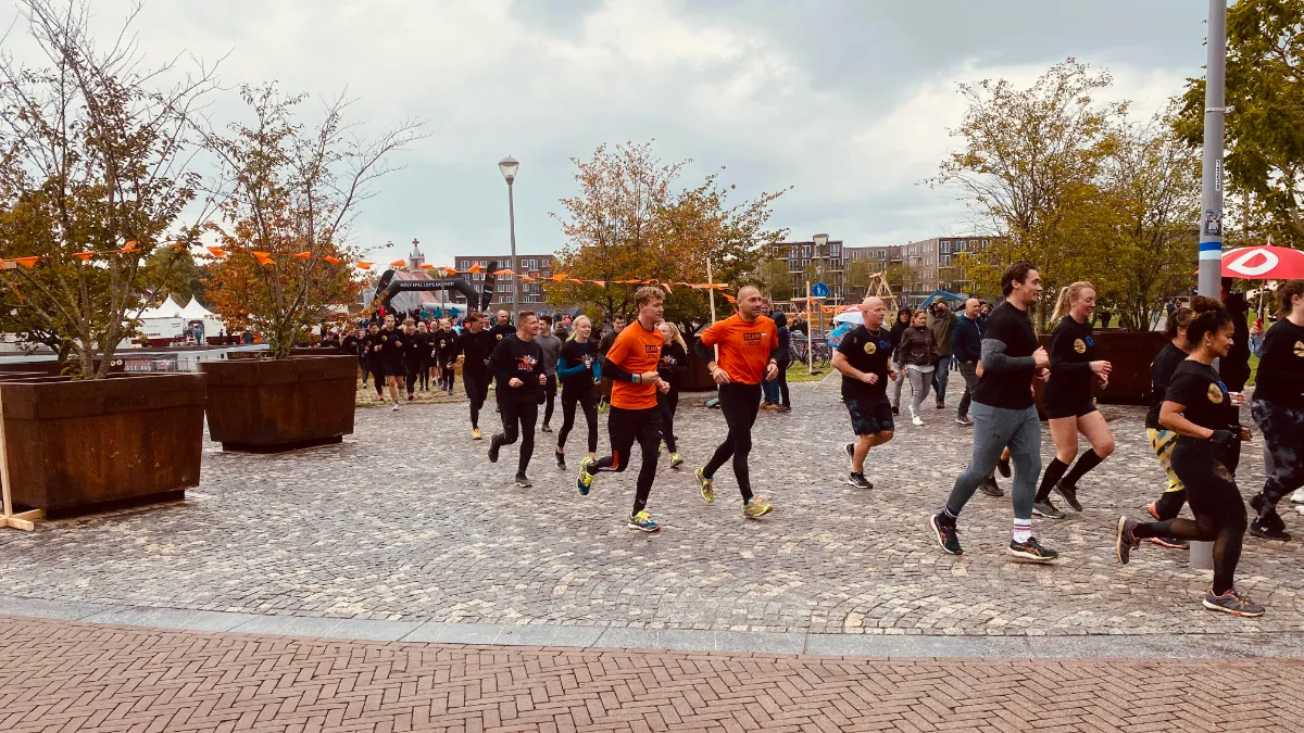 holy hill obstacle run een groepsstart