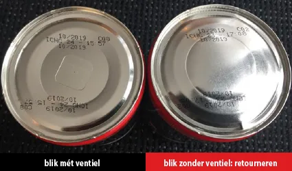 illy coffee bonen blikken zonder ventiel