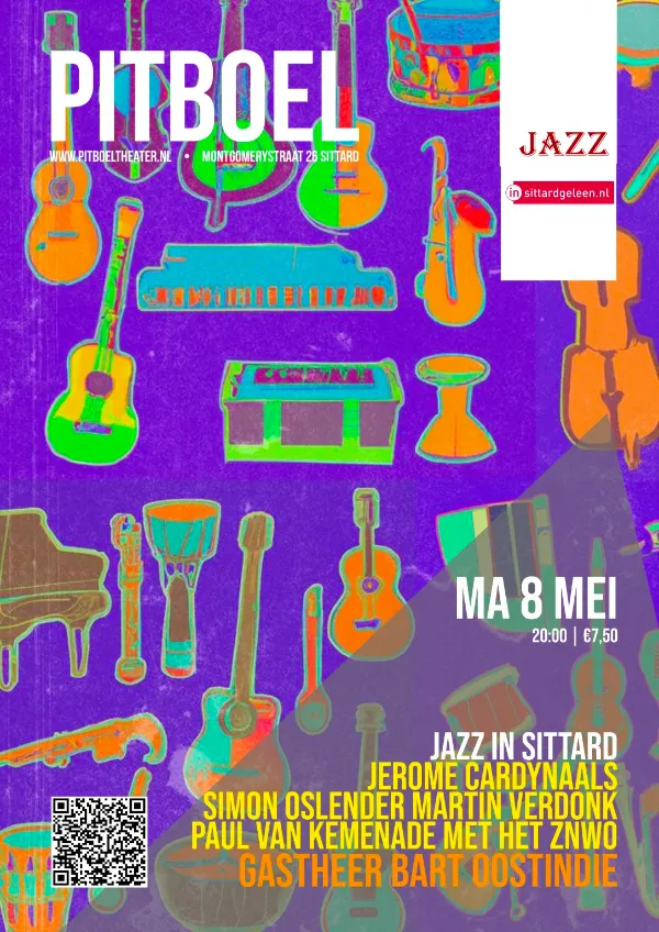 jazz in sittard pitboel 8 mei 2023 affiche