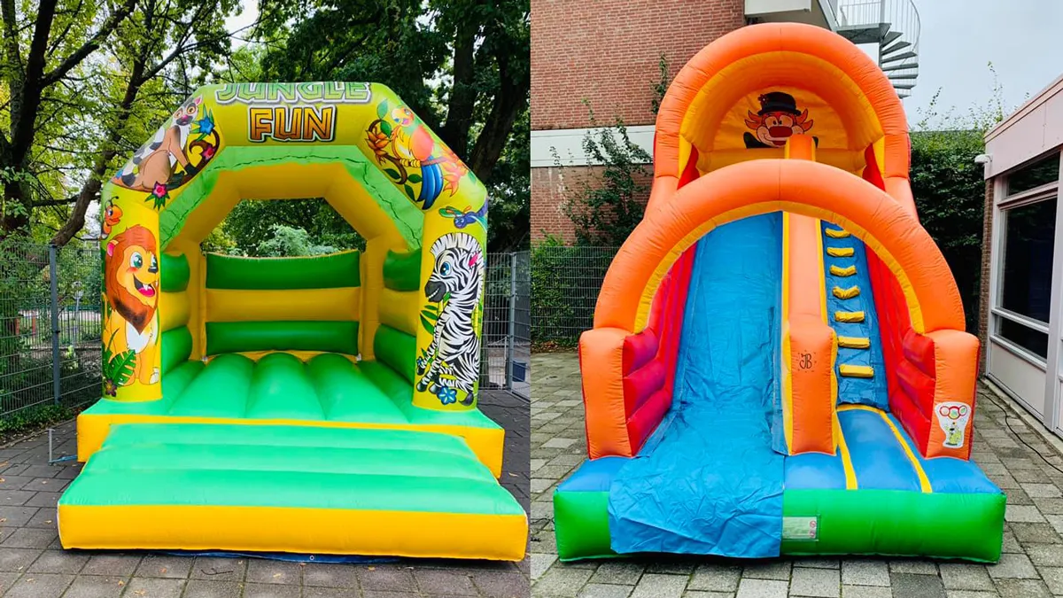 js de vlieger springkussens