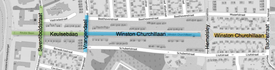 kaartje fasering werkzaamheden churchilllaan