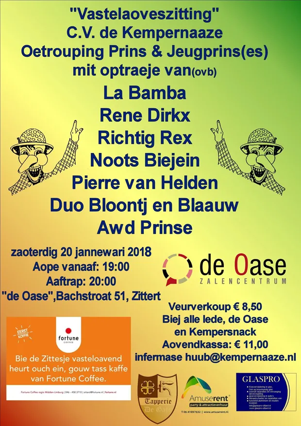 kempernaaze zitting 20 januari 2018