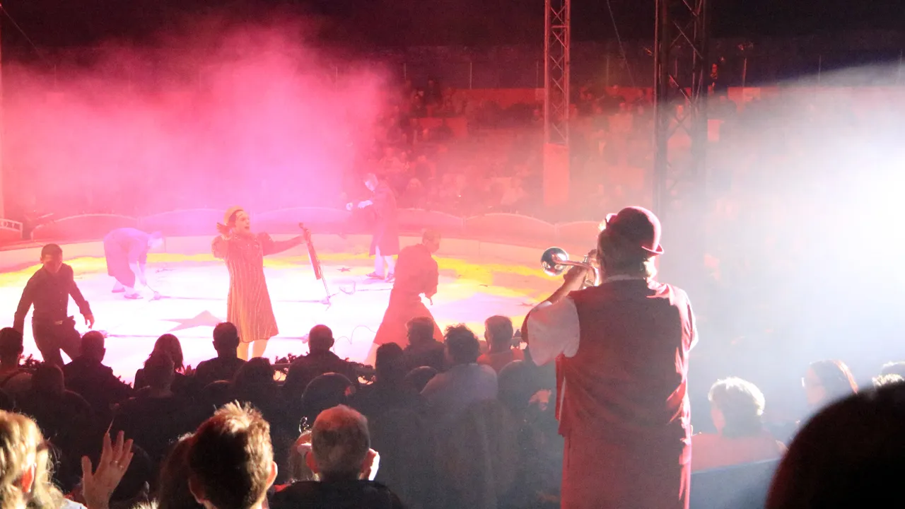 muzikale kolder met clowns