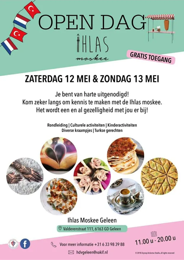 open dagen ihlas moskee geleen 2018