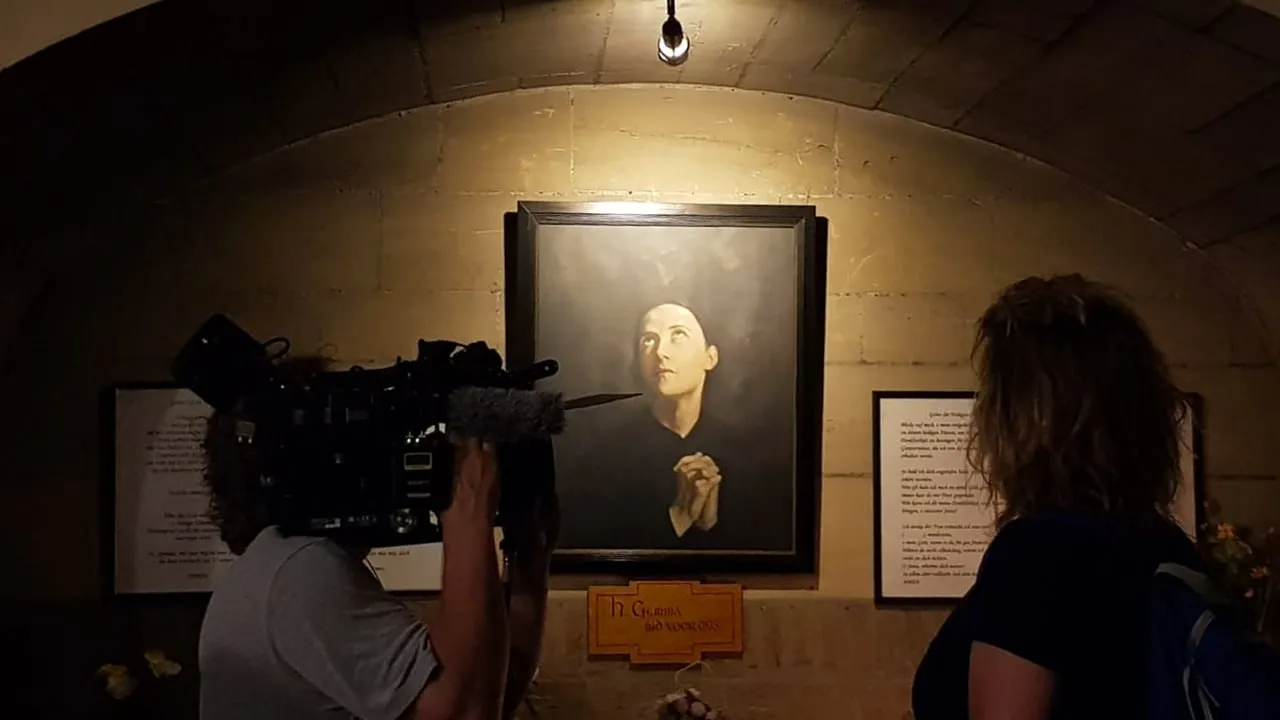 pelgrimspad in de gemmakapel in sittard