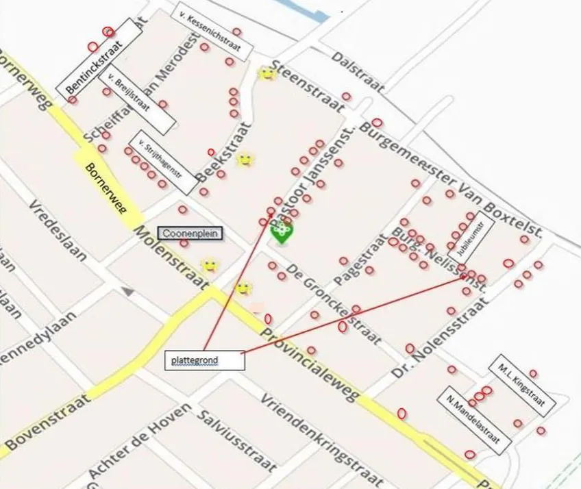 plattegrond garage sale limbricht 12 september 2020
