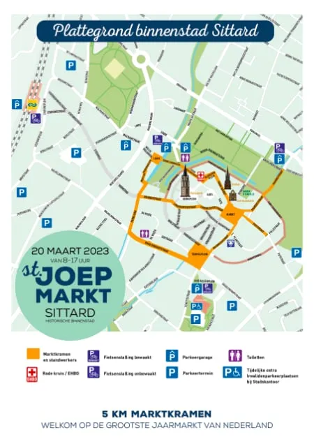 plattegrond parkeren sint joepmarkt