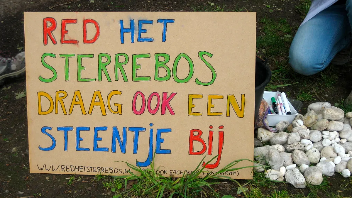 protestbijeenkomst sterrebos 4