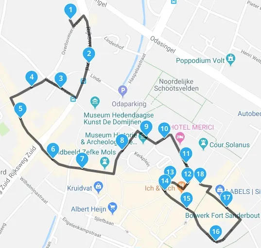 route kinderoptocht