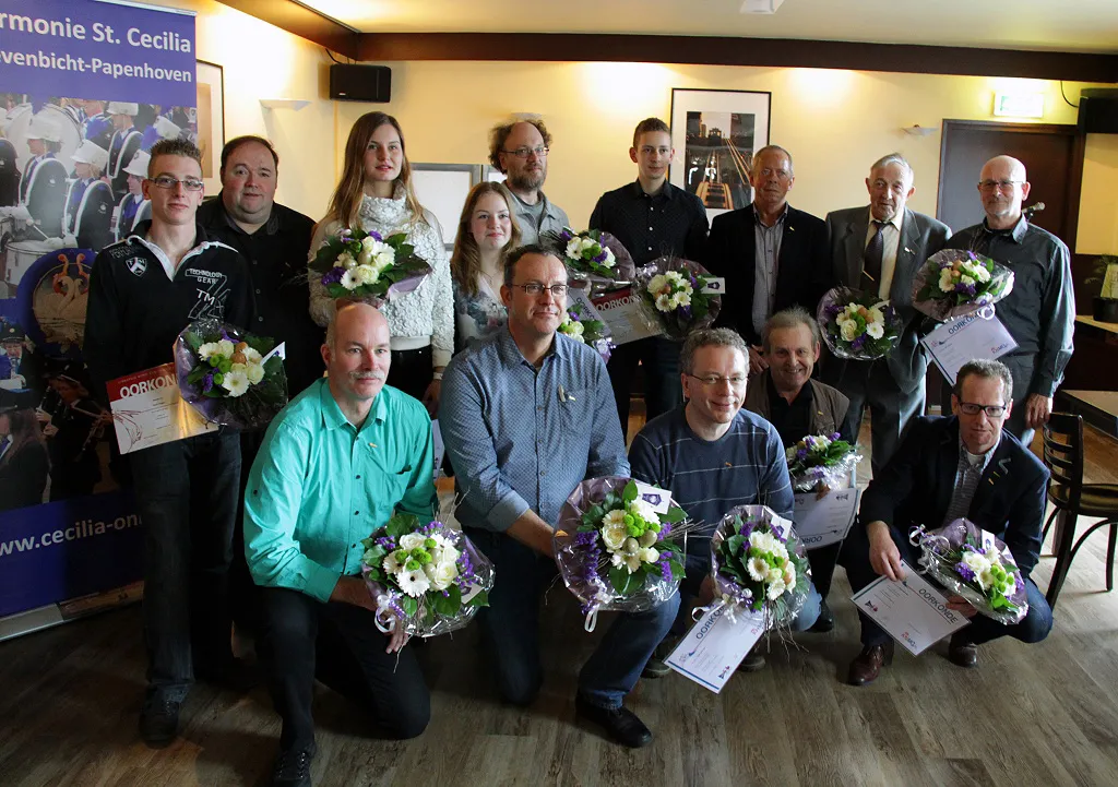 st cecilia oorkonde jubilarissen maar 2015